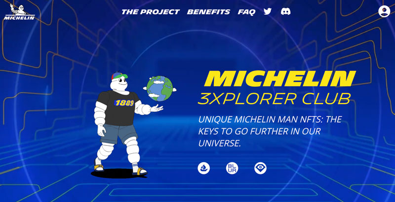 Michelin 3xplorer Club NFT