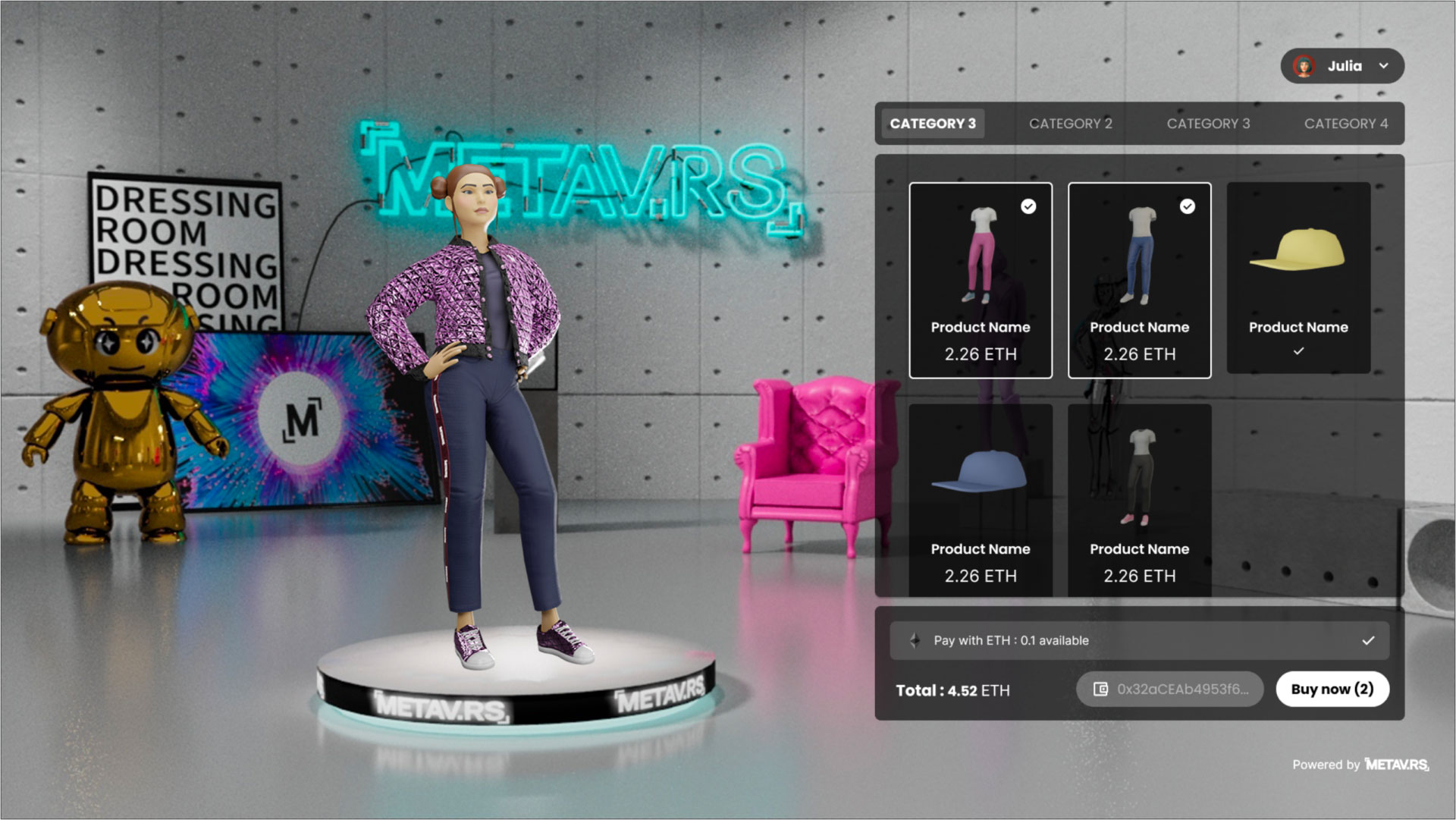 virtual dressing room