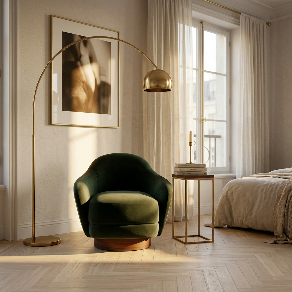 AI-generated luxury commerce visual created with POWER